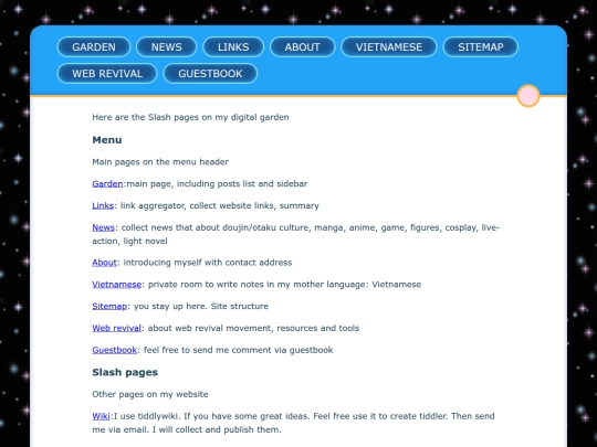 sitemap screenshot