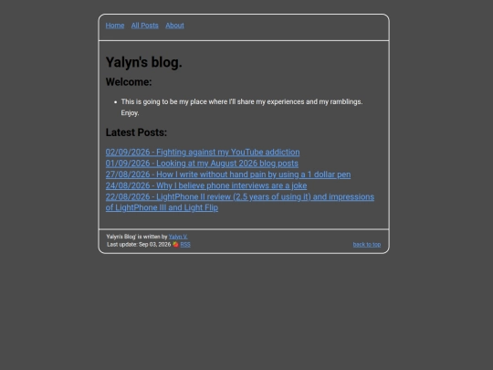 blog screenshot