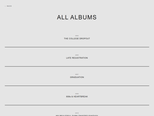 all-albums screenshot