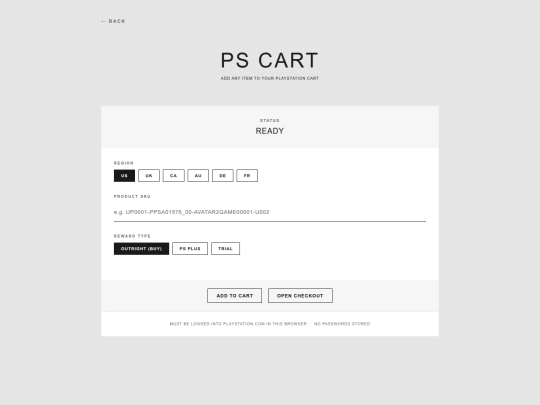 demopsncartadder screenshot