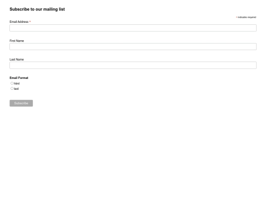 signup screenshot
