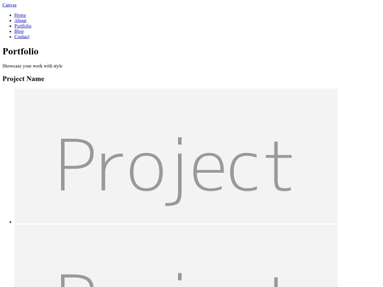 project screenshot