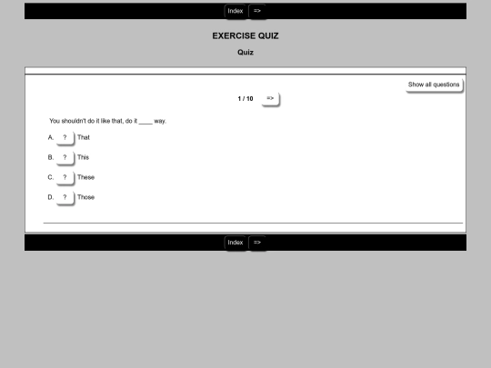 index screenshot