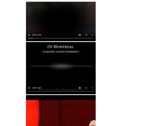 Portfolio/Video screenshot