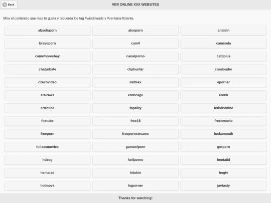 kino/ALFA XXXX HOST URL LIST screenshot