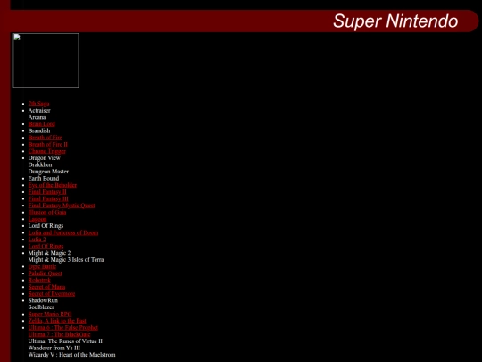 snes screenshot