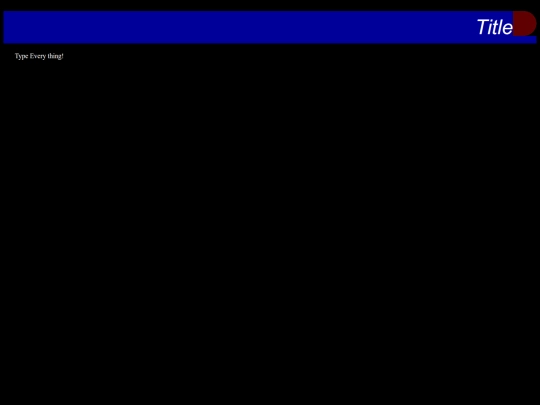 test screenshot