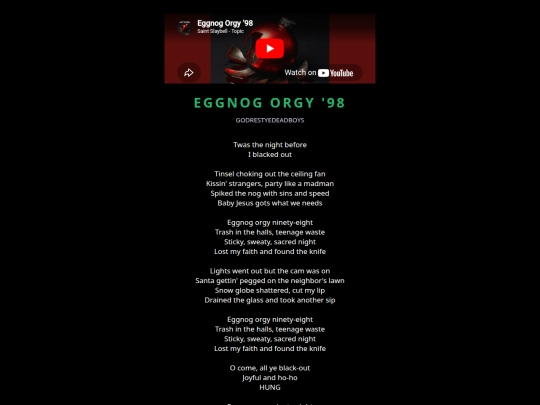 lyrics/godrestyedeadboys/eggnog-orgy-98 screenshot