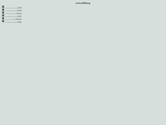 menu screenshot
