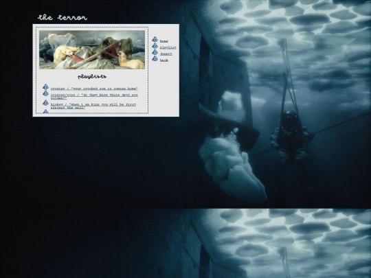 theterror/playlist screenshot