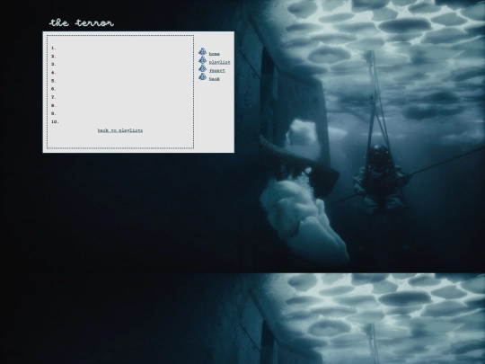 theterror/silnaplaylist screenshot