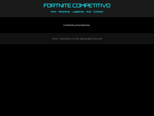 Plantilla de la pagina screenshot