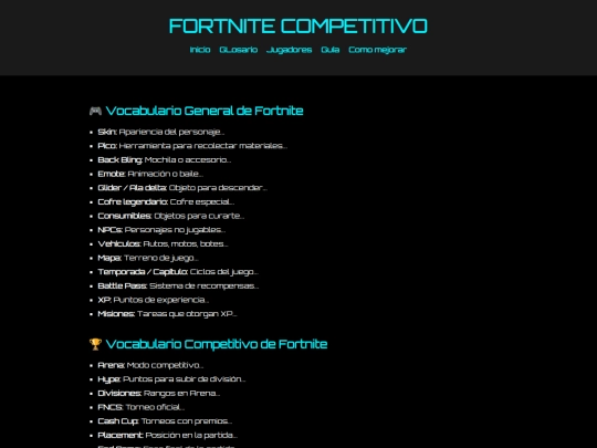 VOCABULARIO screenshot