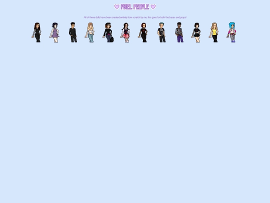 Pages/Dollz/PixelPeople screenshot