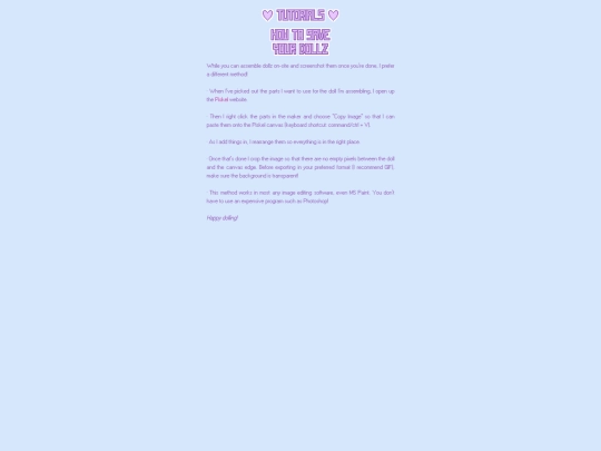Pages/General/Tutorial screenshot