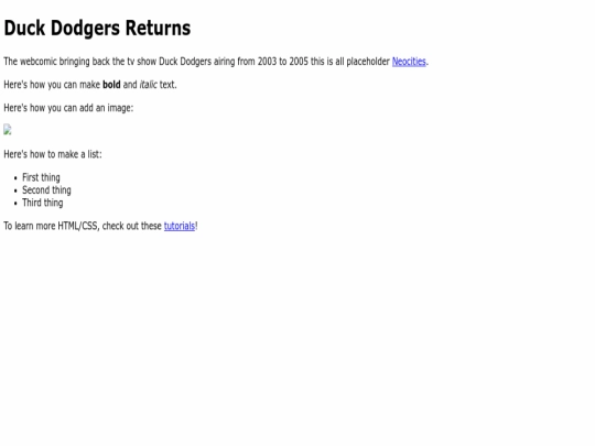 index screenshot