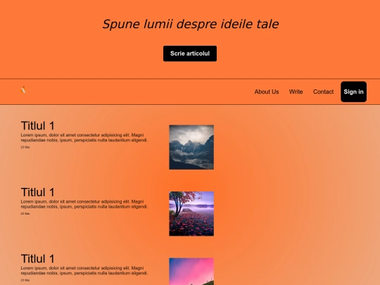 mySite screenshot