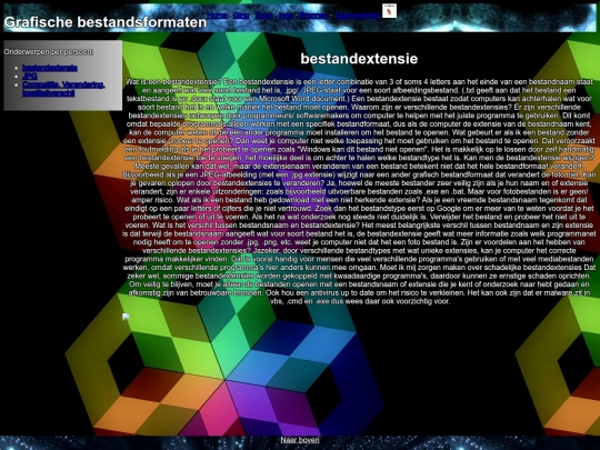 Sven/bestandextensie screenshot