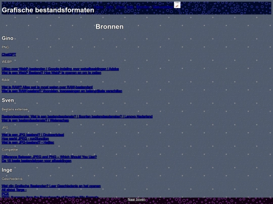 bronnen screenshot