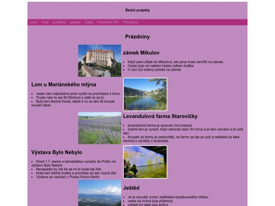 prazdniny screenshot