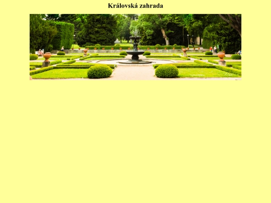 zahrada screenshot