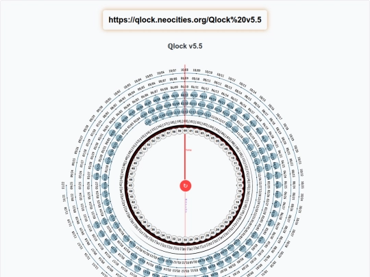 Qlock v5.5 screenshot