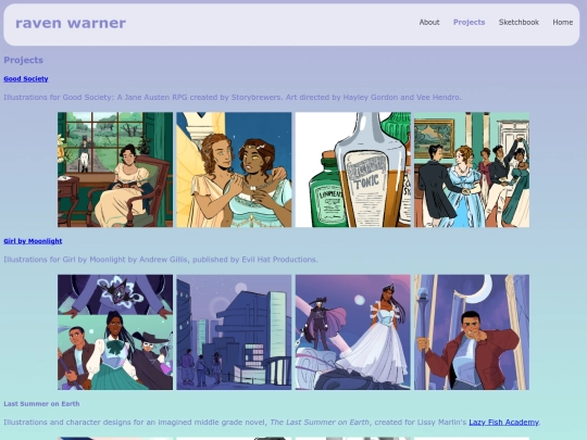 projects screenshot