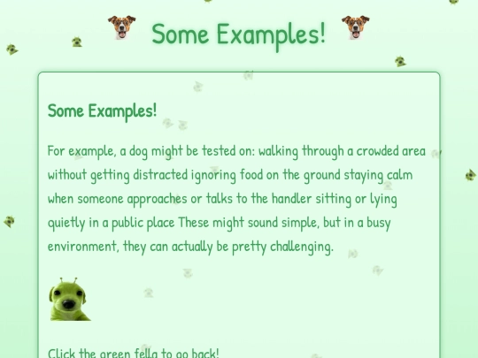 Example screenshot