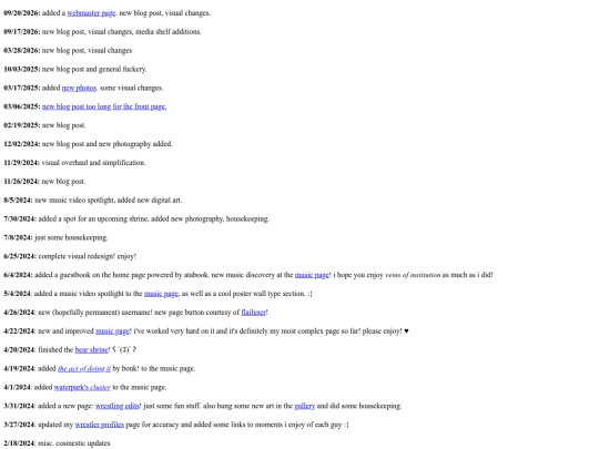 changelog screenshot