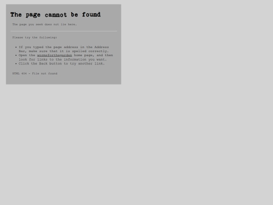 not_found screenshot