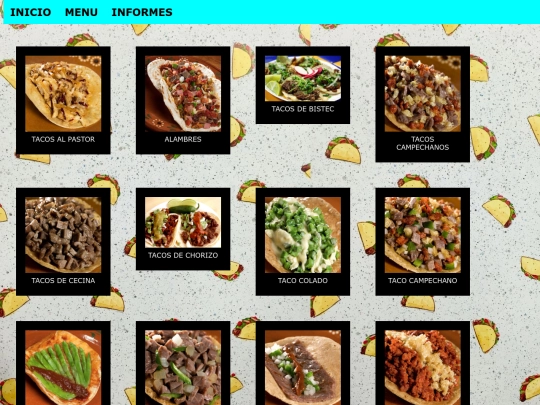 menu screenshot