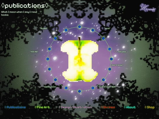 publications screenshot
