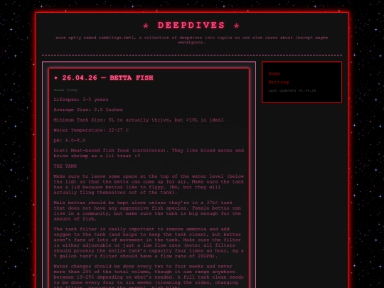 ramblings screenshot