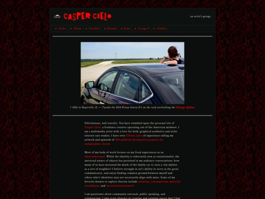 pages/about screenshot
