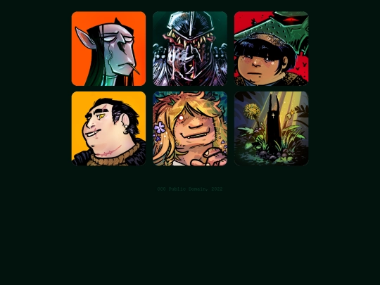 characters/icon directory screenshot