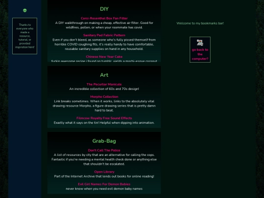 resources screenshot