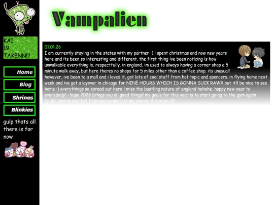 blog screenshot