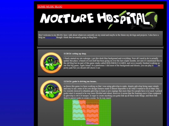 blog screenshot