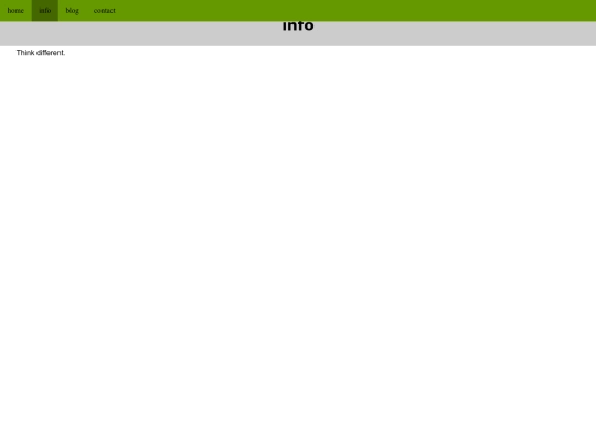 info screenshot