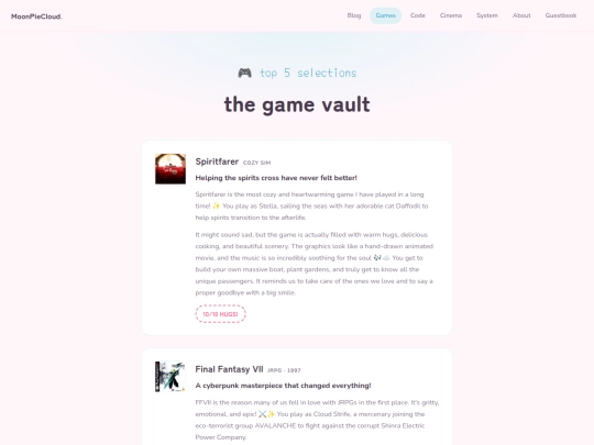 games screenshot
