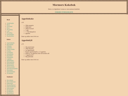 appelsinkake screenshot