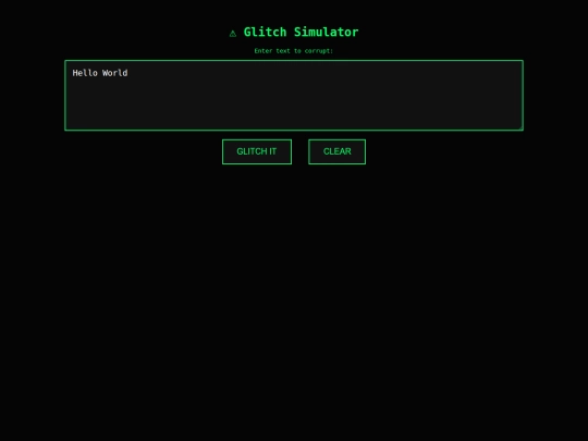 Glitch screenshot