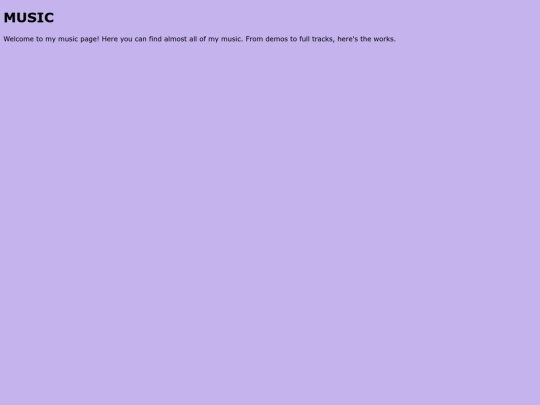 MUSIC screenshot