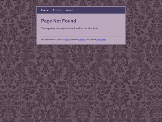 blog/not_found screenshot