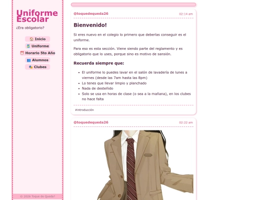 uniforme screenshot