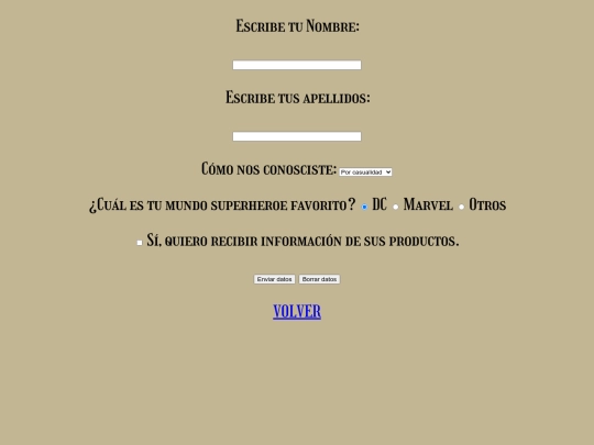 form screenshot