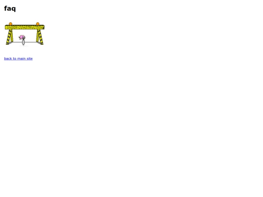 faq screenshot