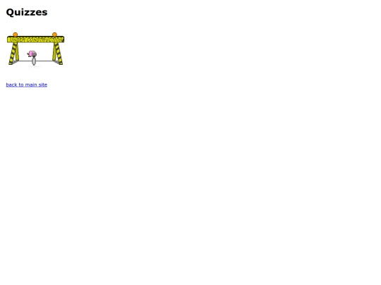 quizzes screenshot