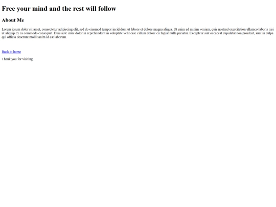 pages/about screenshot