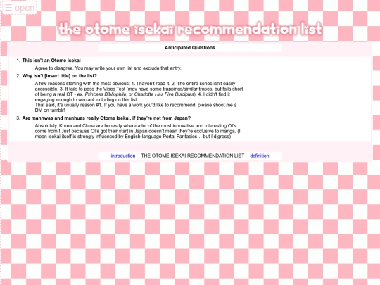 AQs screenshot